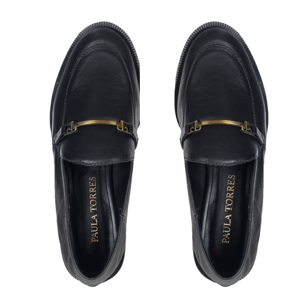 mocassim casual feminino mocassim torres preto paula torres
