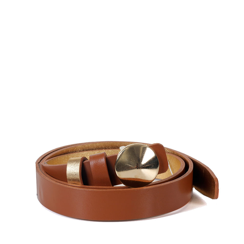 cinto feminino casual cinto fran caramelo paula torres