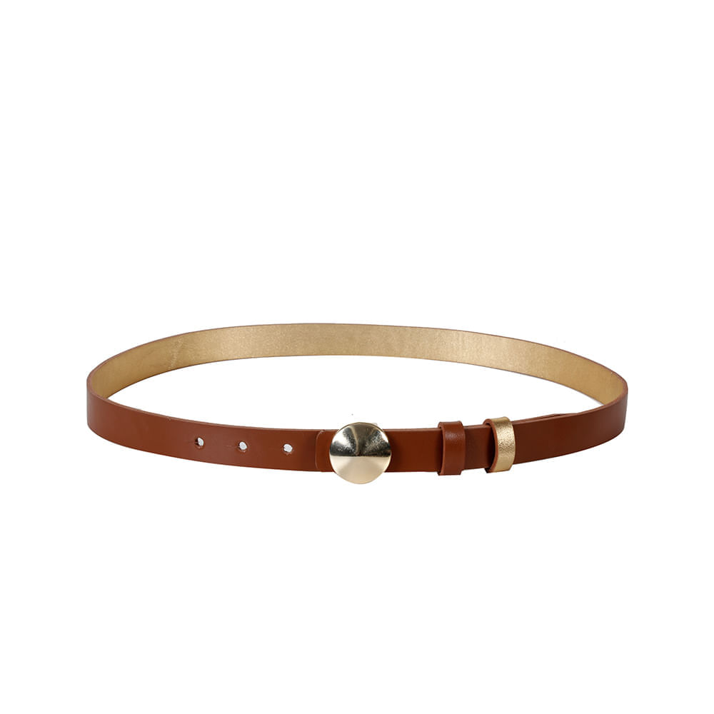 cinto feminino casual cinto fran caramelo paula torres