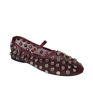 SAPATILHA AURORA TACHAS MERLOT
