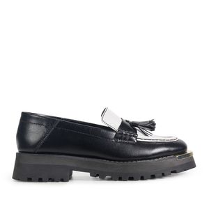 MOCASSIM ISLA PRETO E BRANCO