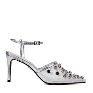 SCARPIN AURORA ALTO PRATA