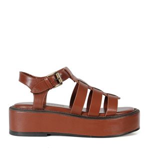 FLATFORM MADSON COGNAC